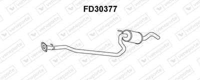 Средний глушитель выхлопных газов VENEPORTE FD30377 для FORD PUMA