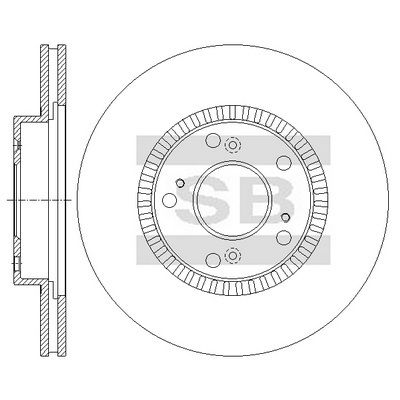 спирачен диск Hi-Q SD4110
