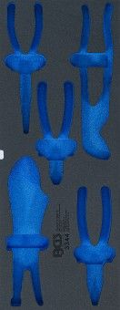 Schaumstoffeinlage, Sortimentskasten