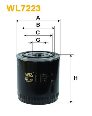 Масляный фильтр WIX FILTERS WL7223 для ROLLS-ROYCE CORNICHE