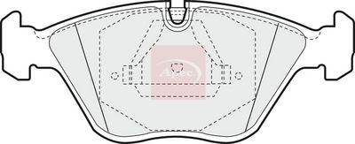APEC Brake Pad Set, disc brake PAD655