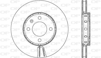 Тормозной диск OPEN PARTS BDA2663.20 для VW LOAD