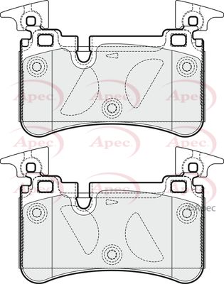 Brake Pad Set APEC PAD1678