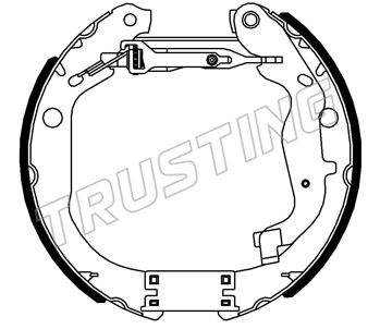 Комплект тормозных колодок TRUSTING 6558 для RENAULT ARKANA