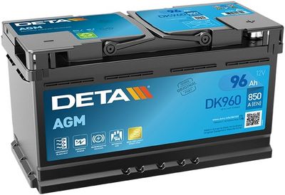 Batteri DETA DK960 för LAND ROVER, JAGUAR, BMW, VW, …