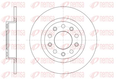 KAWE 61445 00 Тормозные диски  для ALFA ROMEO GIULIETTA (940_) 1.4 TB (940.FYA1A)