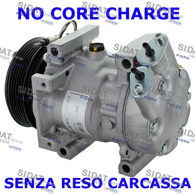 Компрессор, кондиционер SIDAT 1.1262R для RENAULT CLIO