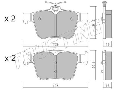 SET PLACUTE FRANA FRANA DISC TRUSTING 9970