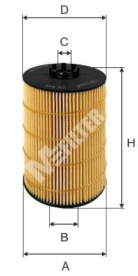 Olejový filtr MFILTER TE 644