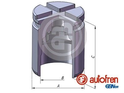 AUTOFREN SEINSA D025529 Ремкомплект тормозного суппорта  для ACURA TSX (Акура Цx)