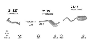 SISTEM DE ESAPAMENT POLMO POLMO00843