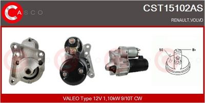 STARTER CASCO CST15102AS