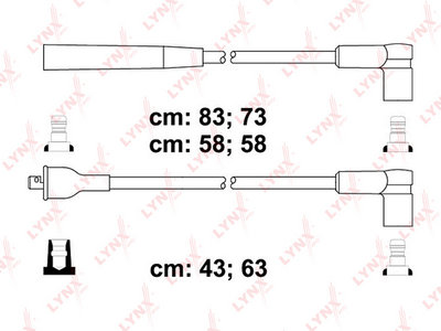 Комплект проводов зажигания LYNXauto SPC3004 для FORD SCORPIO