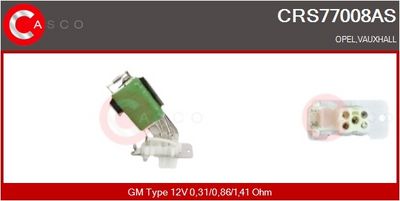 REZISTOR VENTILATOR HABITACLU CASCO CRS77008AS