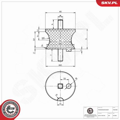 SUPORT TRANSMISIE AUTOMATA ESEN SKV 75SKV804 3