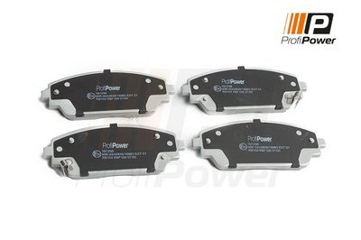 stabdžių trinkelių rinkinys, diskinis stabdys 1B1298 ProfiPower