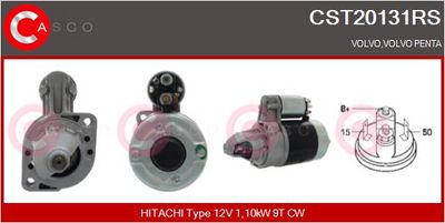 STARTER CASCO CST20131RS