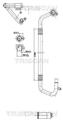 CONDUCTA PRESIUNE VARIABILA AER CONDITIONAT TRISCAN 901029022