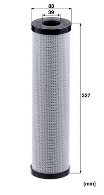 Hydraulisch filter (patroon) past: LIEBHERR L506, L507, L507 STEREO, L508, L509, L509 STEREO, L510, L510 STEREO, L514