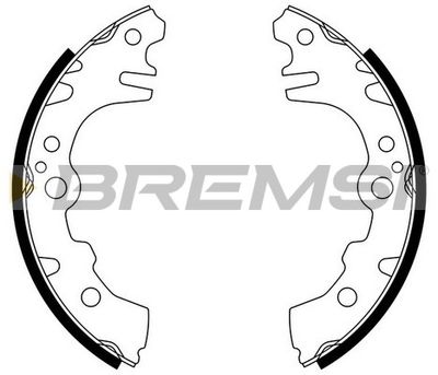 BREMSI GF0673 Ремкомплект барабанных колодок  для DAIHATSU  (Дайхатсу Тревис)