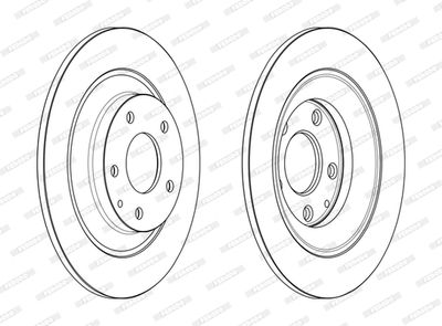 DISC FRANA FERODO DDF2609C 1