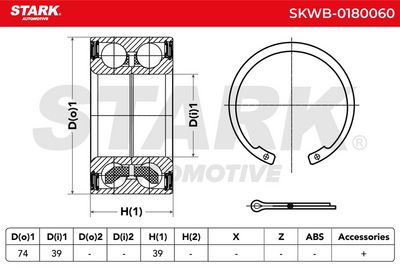 комплект колесен лагер STARK SKWB-0180060