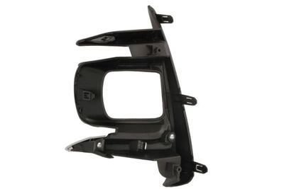 Voorbumper afdekking Voor Rechts (met mistlampgaten, plastic, chroom/zwart, SE) past: TOYOTA SIENNA 06.17-03.20