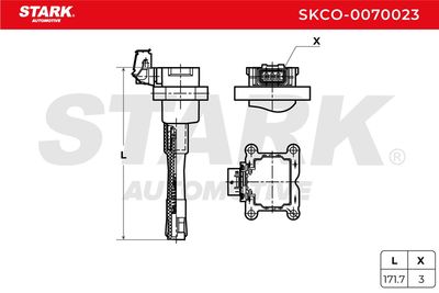 запалителна бобина STARK SKCO-0070023