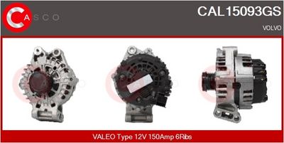 GENERATOR / ALTERNATOR CASCO CAL15093GS