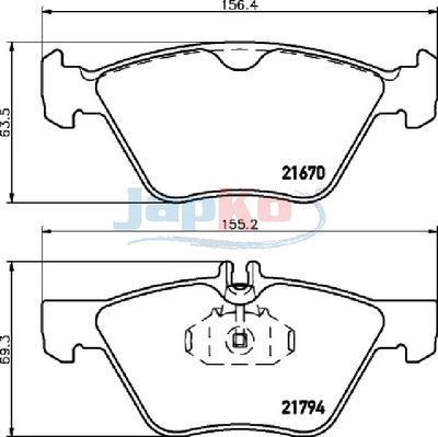 SET PLACUTE FRANA FRANA DISC JAPKO 500520 1