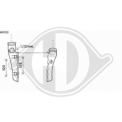 DIEDERICHS DCA1072 Интеркулер  для SEAT EXEO (Сеат Еxео)