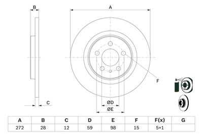 DISC FRANA BOSCH 0986479064 4