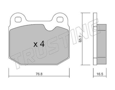 SET PLACUTE FRANA FRANA DISC TRUSTING 0151