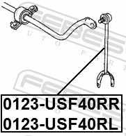 BRAT/BIELETA SUSPENSIE STABILIZATOR FEBEST 0123USF40RL 1