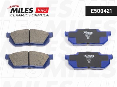 Комплект тормозных колодок, дисковый тормоз MILES E500421 для HONDA PRELUDE