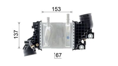 INTERCOOLER COMPRESOR MAHLE CI663000P 11