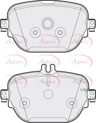 Brake Pad Set APEC PAD2163