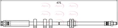 Brake Hose APEC HOS3978