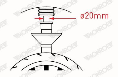 AMORTIZOR MONROE R7612 5