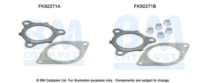 Монтажный комплект, катализатор BM CATALYSTS FK92271 для NISSAN PULSAR