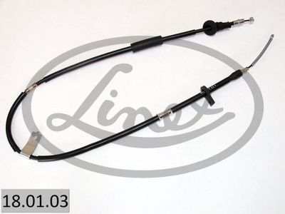 Тросик, cтояночный тормоз LINEX 18.01.03 для HYUNDAI ACCENT