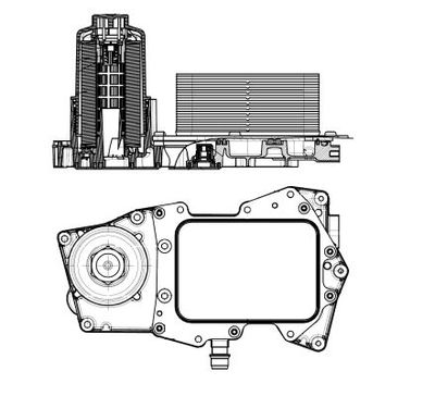 GEHäUSE ÖLFILTER NRF 31827 5