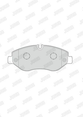 BREMSBELAGSATZ SCHEIBENBREMSE JURID 573760J 1