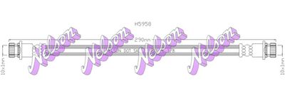 KAWE H5958 Тормозной шланг  для MITSUBISHI COLT VI (Z3_A, Z2_A) 1.3 LPG