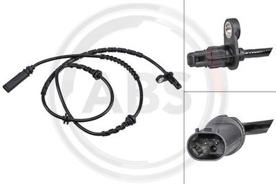 Czujnik, prędkość obrotowa koła A.B.S. 32329