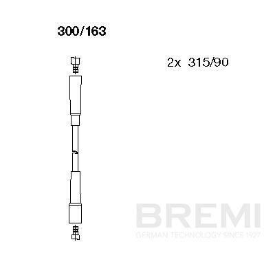комплект запалителеи кабели BREMI 300/163