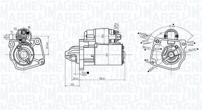 Rozrusznik MAGNETI MARELLI 063726281010