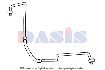 Трубопровод высокого давления, кондиционер AKS DASIS 885830N для FORD C-MAX