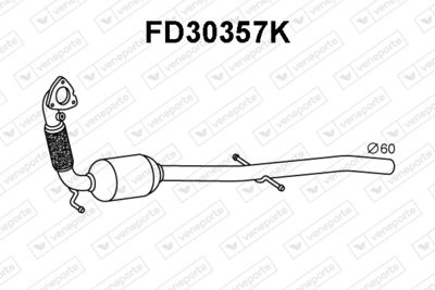 VENEPORTE FD30357K Катализатор для FORD TOURNEO CUSTOM V362 Автобус (F3)