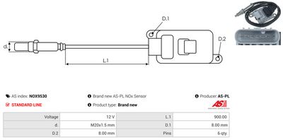 SENZOR NOX INJECTIE ADITIV AS-PL NOX9530 2